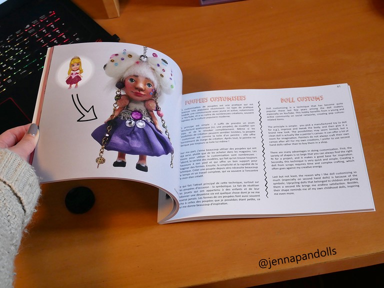 jenna pan handmade dolls poupées faits main art jouet toys illustration crayon pencil catalogue 2015 2020 enfants personnages félicitations vous êtes un artiste congratulations you're an artist expression personnage quete identité