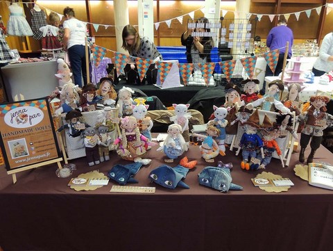 jenna pan poupée doll handmade fait main artisan artisanat craftswork ooak modèle unique marché art craft fair hillhead library t n c events 2017 glasgow 