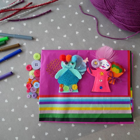 workshops colour in cut out puppet spoon puppets finger puppets jennapandolls jenna pan dolls camille pagniez poupée marionnette handmade dolls puppets ooak made in ireland cork cork city customizing art craft monster high barbie fabric mister super clear jennapan