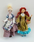 La servante, the maid and her mistress deux dolls customs Jenna Pan