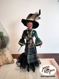 jenna pan dolls poupée création de personnages doll custom art artisanat diy fait main france harry potter mcgonagall professeur professor maggie smith witch wizard sorcier sorcière j k rowling tartan