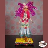 jenna pan dolls poupée fait main handmade doll custom scotland isla barbie mga horse cheval ooak modèle unique fait main montreal ville marie quebec canada carnival carnaval bolduc patchwork